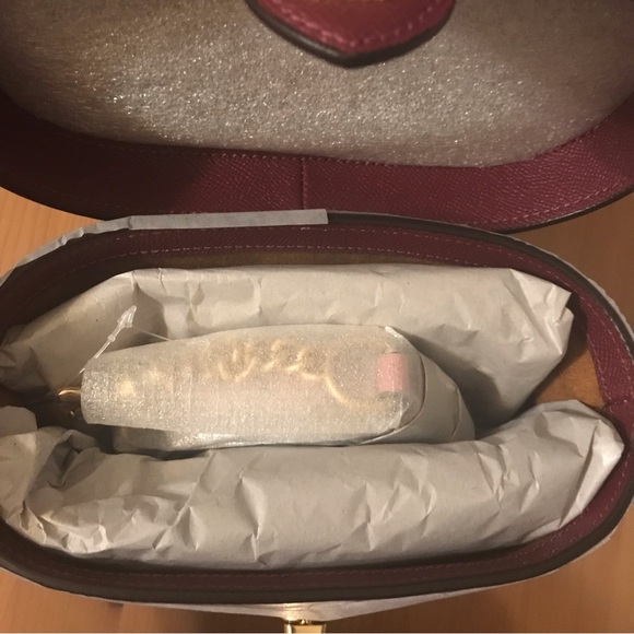 🍒Coach Kay Crossbody With Glitter Black Cherry - Picture 11 of 13